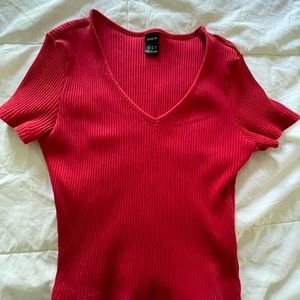 Red Shein Crop Top